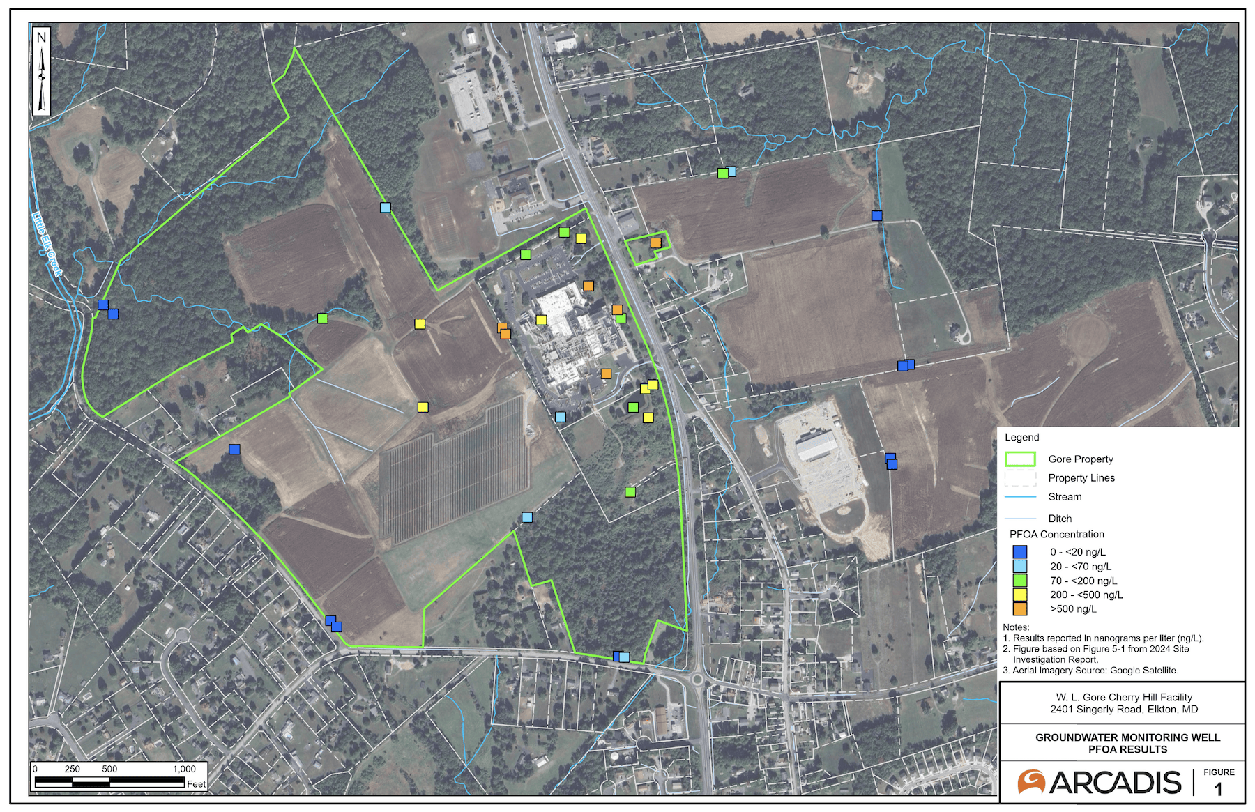 Cherry Hill Groundwater Monitoring Well Results
